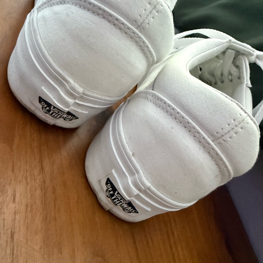 Vans Women's White Sneakers - Picture 5 of 6